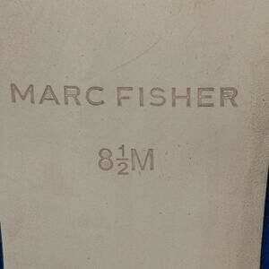 Marc Fisher Blue Suede Pointed Toe Heels Pumps Size 8.5M